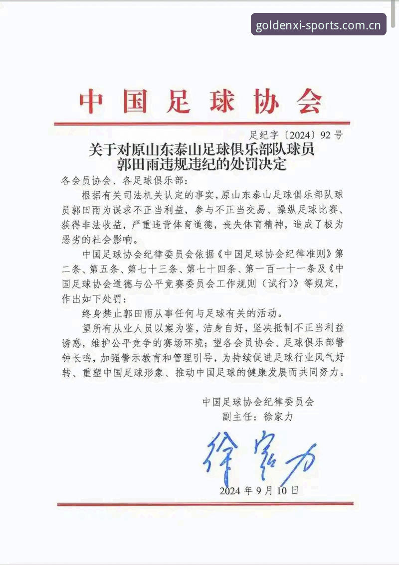 足协第三批禁足名单公布：17人终身禁赛 金喜体育平台深度解读行业整治最新动态